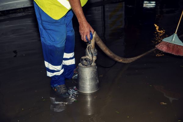 Basement Water Removal in Webster