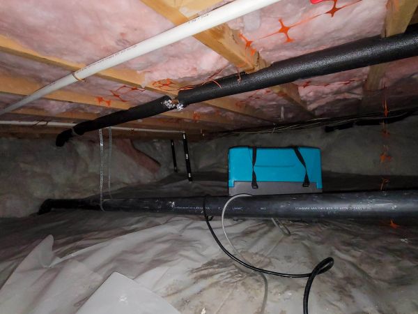 Crawl Space Water Remediation in Webster